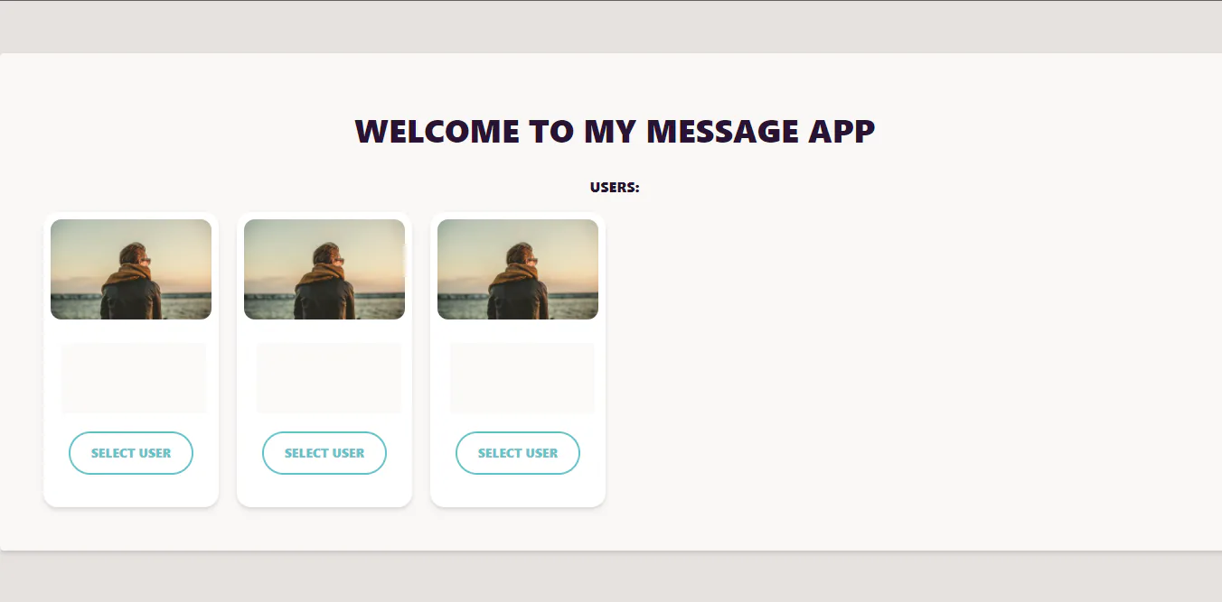SuperChat user-selection screen with names and account labels covered